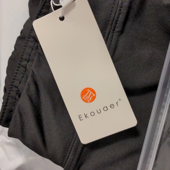 Black Golf Tennis Lycra Skorts - Picture 5 of 5